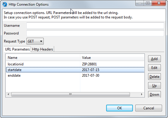 jss json adapter connection options