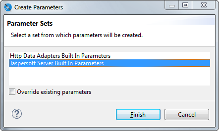 jss parameters create set
