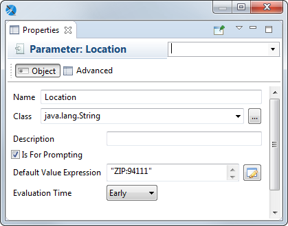 jss parameters properties