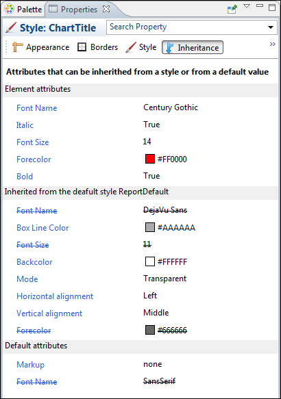 jss templates styles inheritance