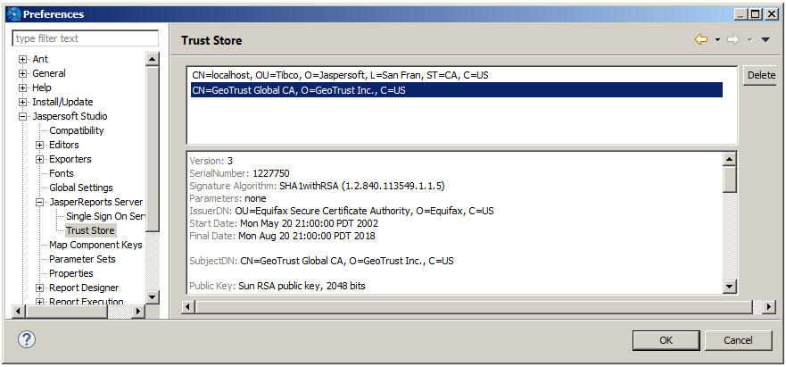 jss truststore