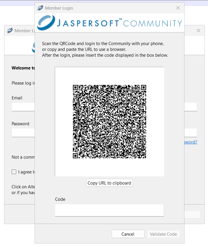 log in js community alt login 1